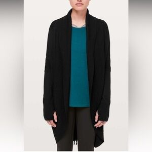 lululemon athletica Cashmere Blend Transformation Wrap Cardigan, Size M W3315S